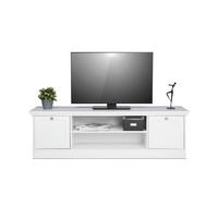 TV KOMODA bela  - bela, Lajfstajl, pločasti materijal (160/48/45cm) - Landscape