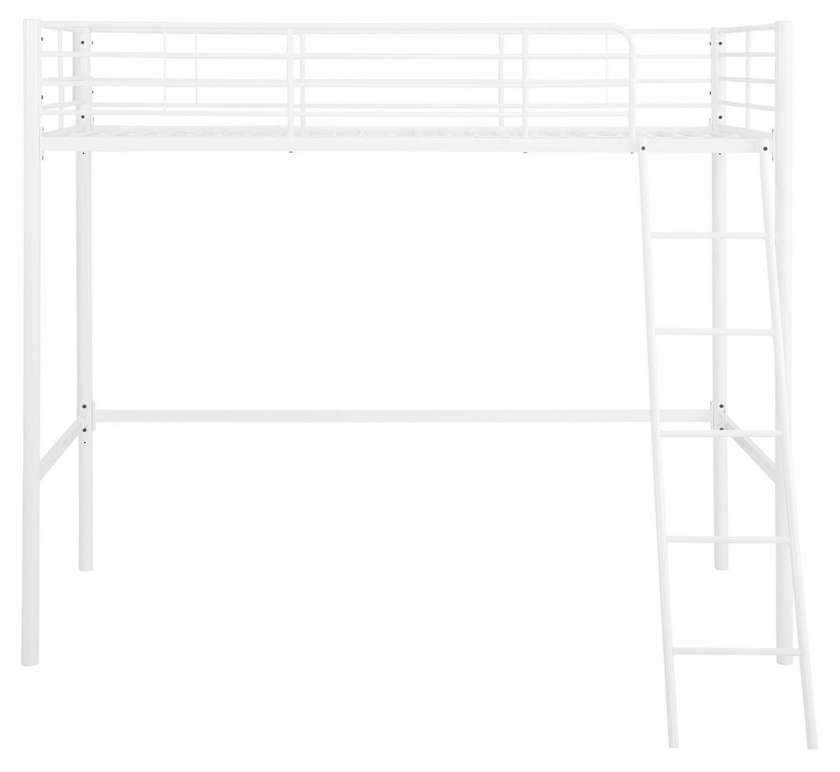 HOCHBETT 90/200 cm  - Weiß, Design, Metall (90/200cm) - MID.YOU