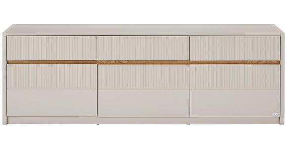LOWBOARD  in 173/57/40 cm  - Kaschmir/Eichefarben, Trend, Holzwerkstoff (173/57/40cm) - Xora