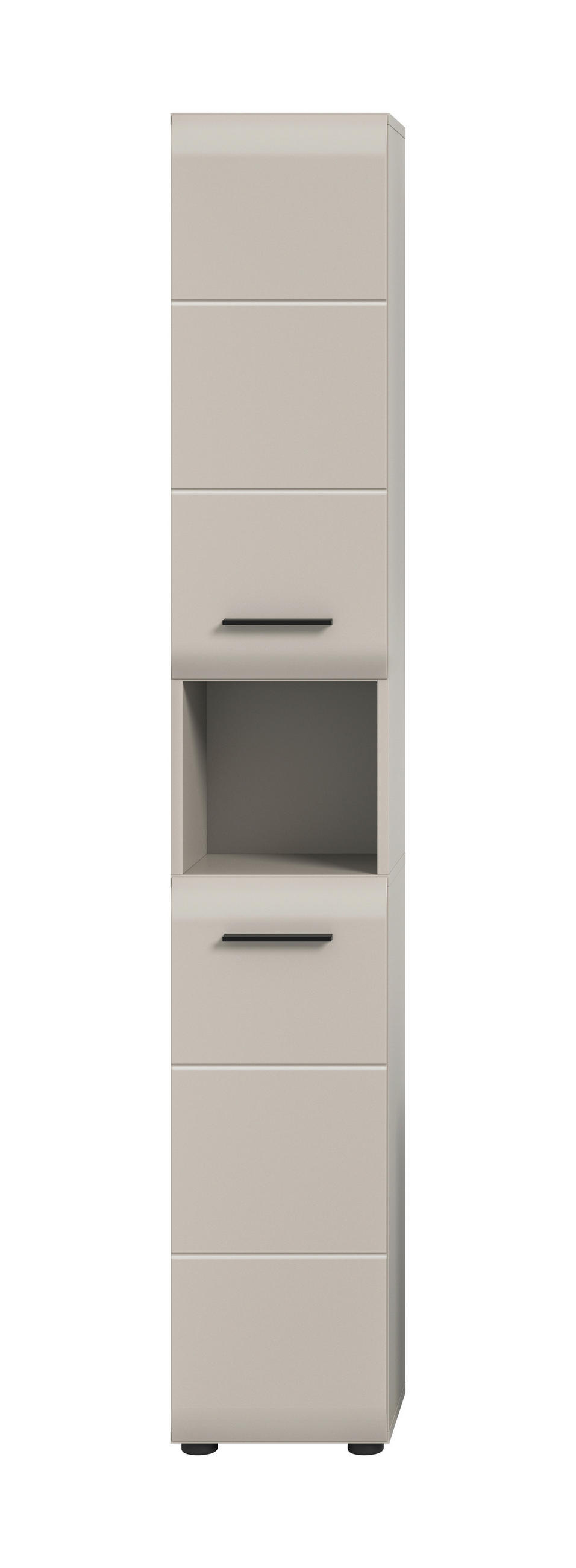 HÖGSKÅP  - svart/kashmir, Trend, trämaterial/plast (30/185/30cm) - MID.YOU