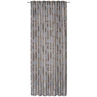 FERTIGVORHANG halbtransparent  - Braun, Design, Textil (140/260cm) - Dieter Knoll