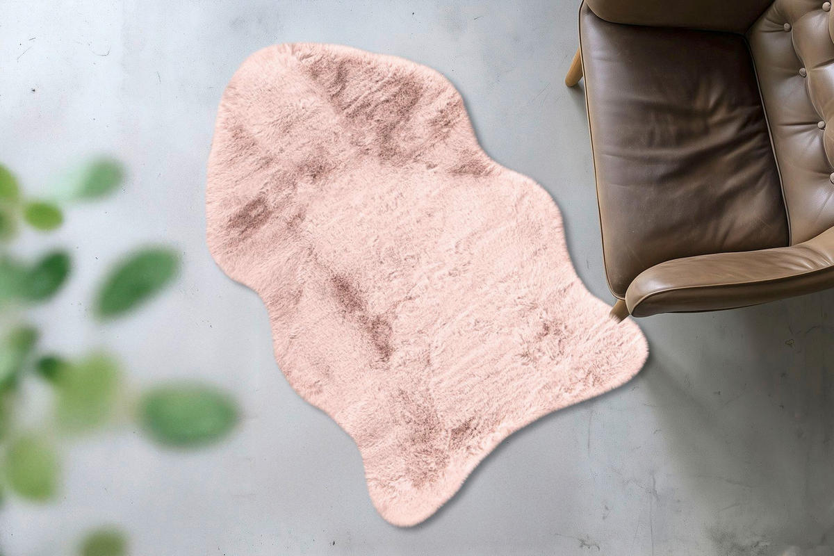 HOCHFLORTEPPICH 60/90 cm Rosa  - Rosa, Basics, Textil (60/90cm) - Kayoom