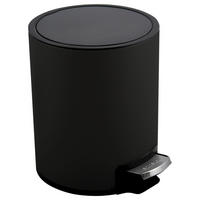 TRETEIMER 3 l  Metall  - Schwarz, KONVENTIONELL, Kunststoff/Metall (16,8/21,8/30cm) - Spirella