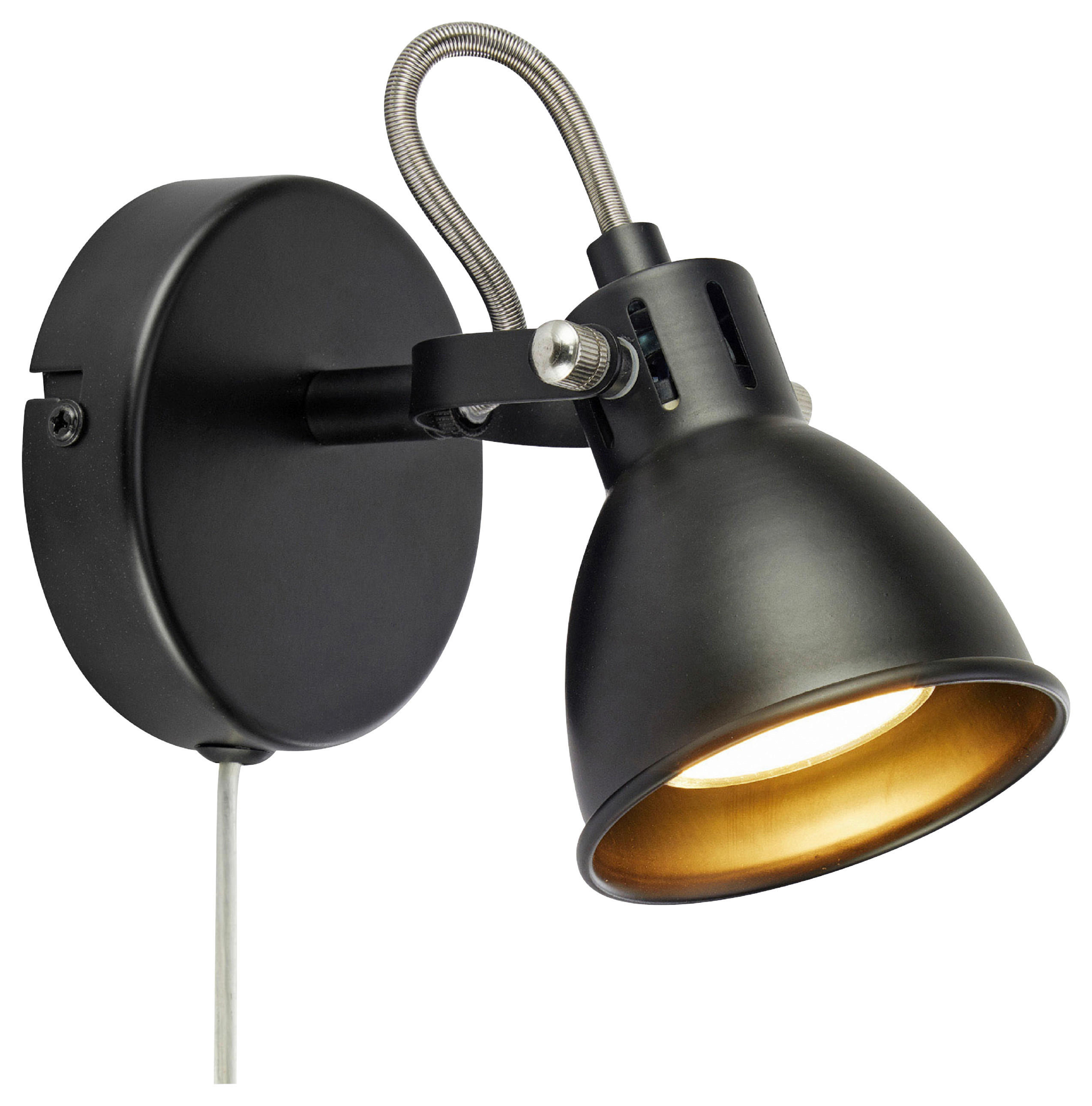 WANDLEUCHTE Mion 14/11,5/10 cm   - Schwarz, Basics, Metall (14/11,5/10cm) - Markslöjd