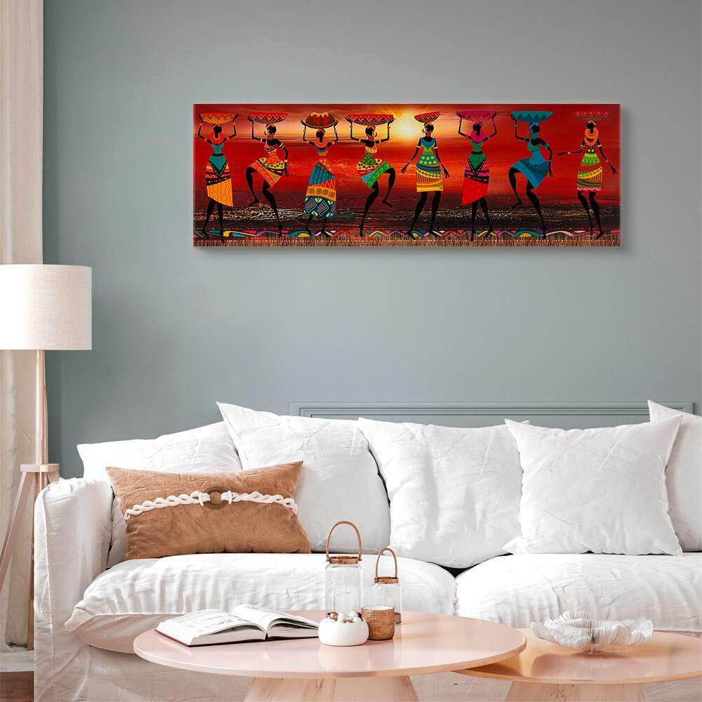 LEINWANDBILD Menschen 150/50/1,2 cm  - Multicolor, Basics, Holz/Textil (150/50/1,2cm) - artgeist