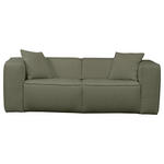 SCHLAFSOFA in Chenille Dunkelgrün  - Dunkelgrün/Schwarz, Design, Kunststoff/Textil (227/74/105cm) - Novel