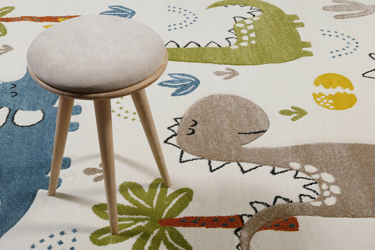 KINDERTEPPICH 160/230 cm Dino & Friends Dinosaurier  - Multicolor, Design, Textil (160/230cm)