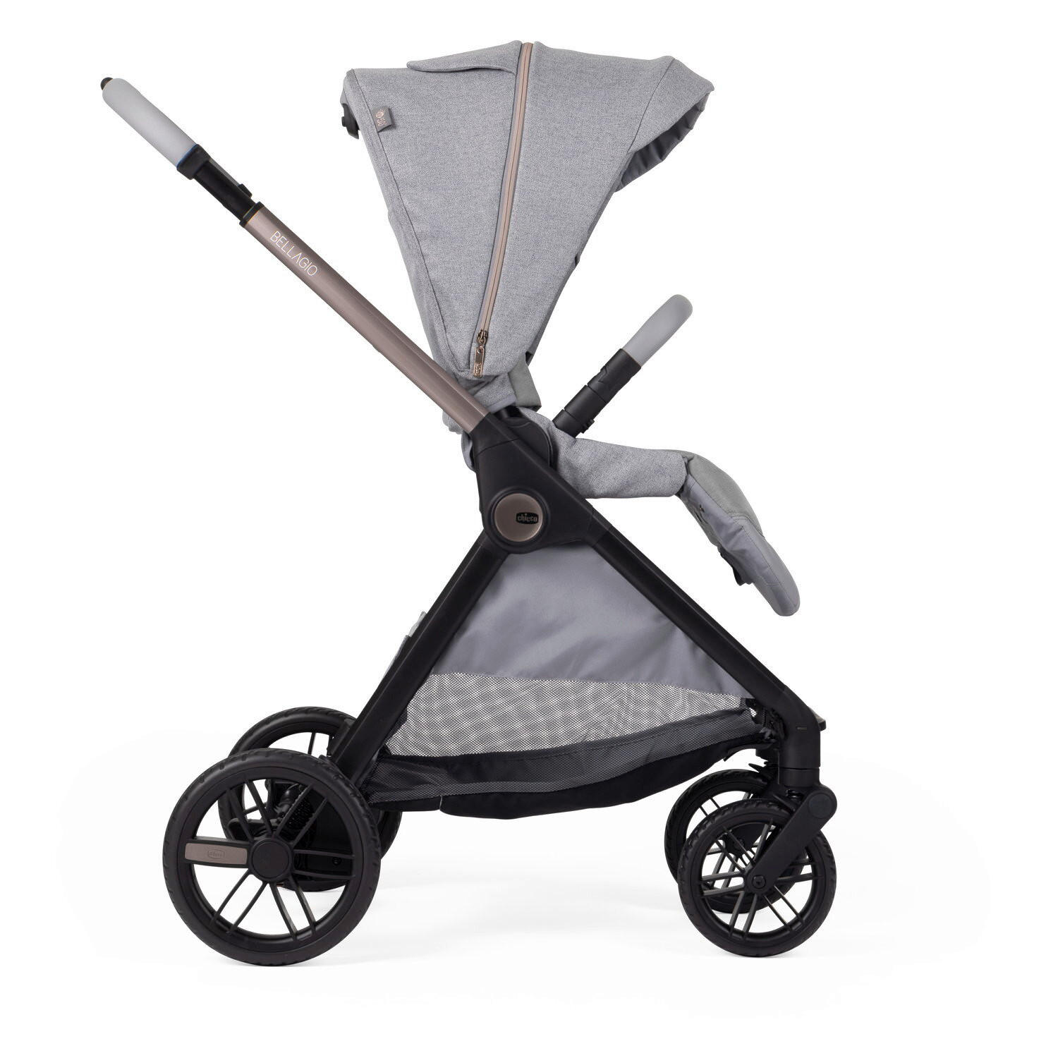KINDERWAGEN  Bellagio  Lunar Rock  - Grau, Basics, Metall (55/82/97-106cm) - Chicco