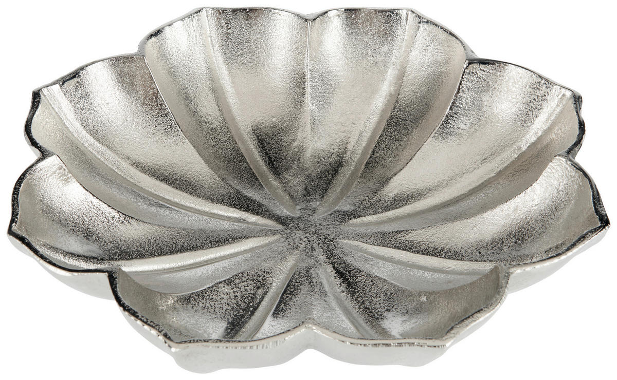 DEKOSCHALE - Nickelfarben, Design, Metall (33/5,5cm) - Ambia Home