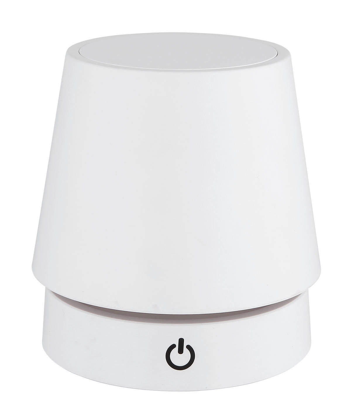 LED-TISCHLEUCHTE - Chromfarben/Weiss, Konventionell, Kunststoff/Metall (10,6/10,5-28cm) - Globo