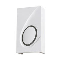 ZIDNA LAMPA - bela, Osnovno, metal (15/27/7cm)