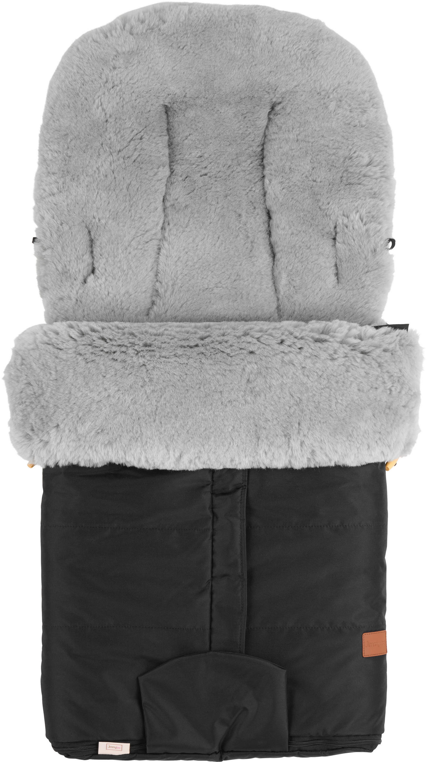 FELLSACK  - Schwarz/Grau, Basics, Textil (49/100cm) - Jimmylee
