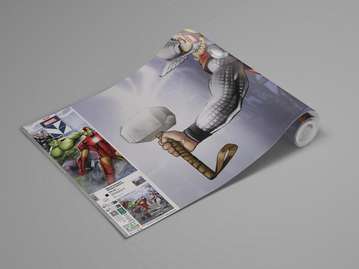 FOTOTAPETE AVENGERS ULTIMATE WARRIORS  - Naturfarben, Design, Textil (300/250cm) - Marvel