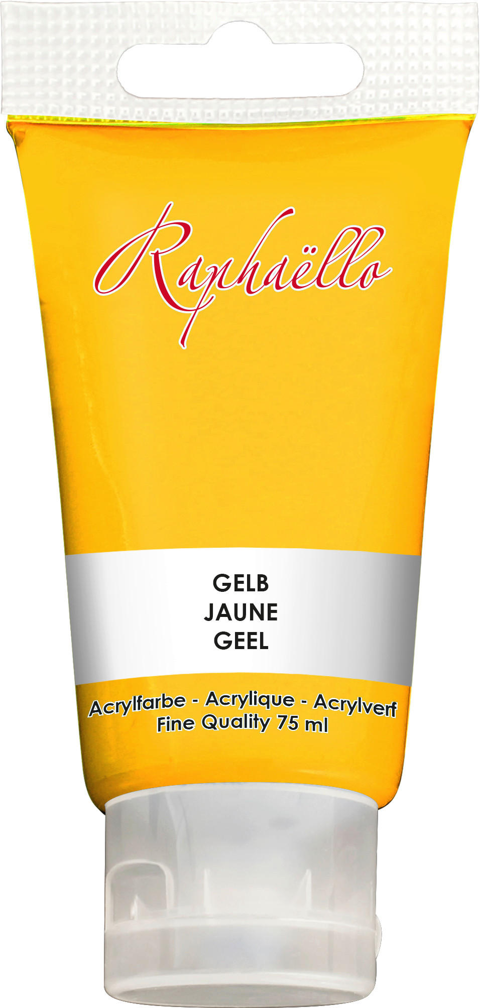 AKRYLOVÁ FARBA - žltá, Basics (75ml)