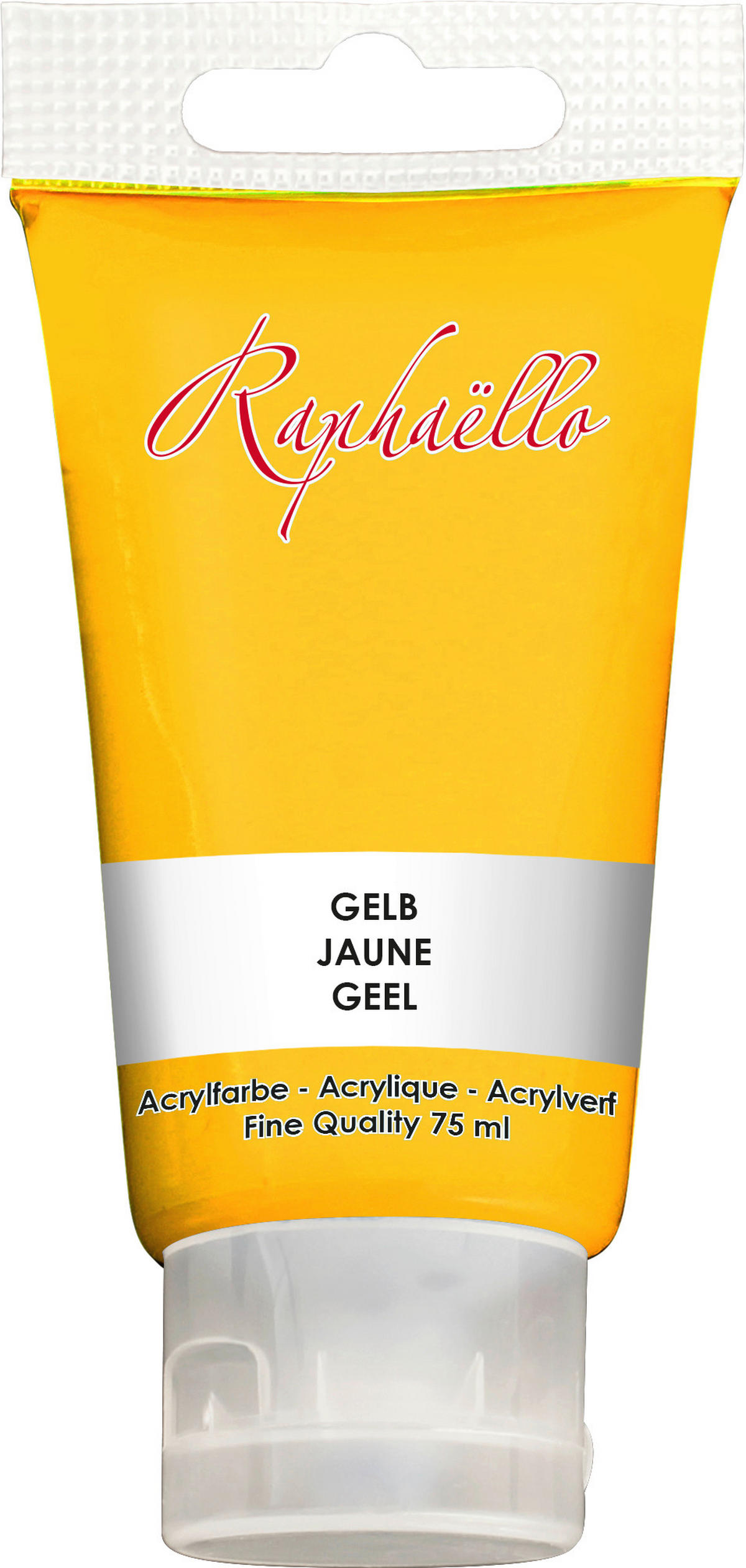 AKRYLOVÁ BARVA, žlutá - žlutá, Basics (75ml)
