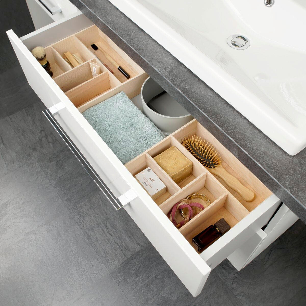 SCHUBLADENBOX     - Buchefarben, Basics, Holz (26/7/32cm) - MID.YOU
