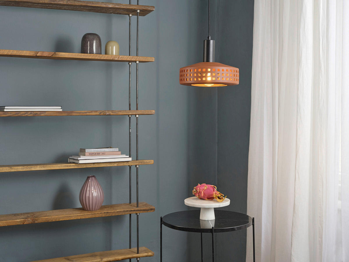 HÄNGELEUCHTE 26/150 cm  - Braun, Basics, Stein/Metall (26/150cm) - Osram