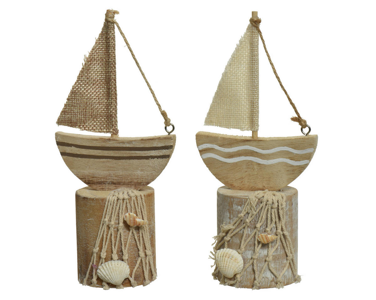 UKRASNI ČAMAC - Osnovno, drvo (17cm)