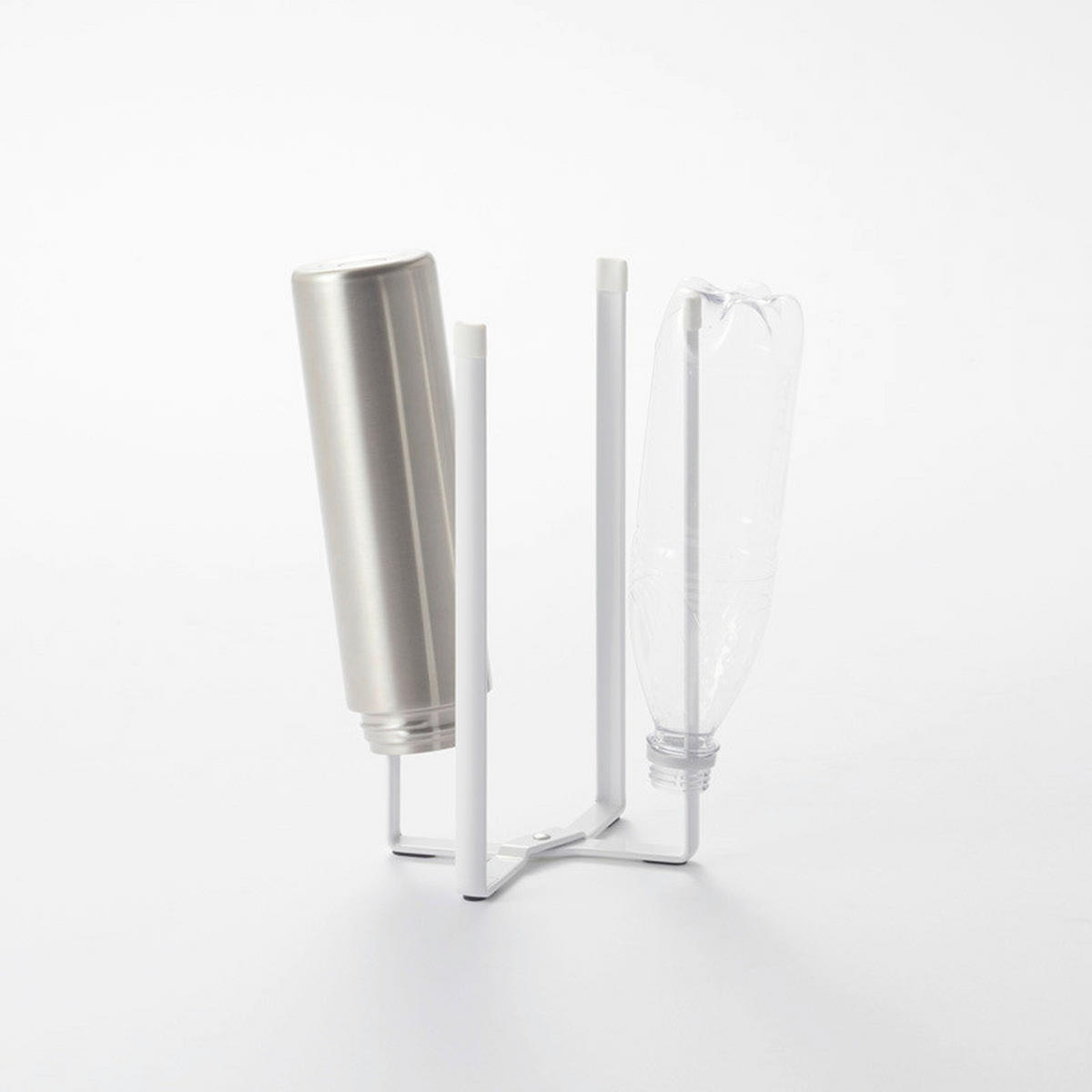 GESCHIRRABTROPFTASSE  - Weiss, Basics, Metall (9.5/12/26.5cm)