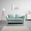 2-SITS SOFFA i textil ljusblå  - ljusblå/naturfärgad, trä/textil (190/70-85/95cm) - MID.YOU