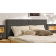 BETT 180/200 cm  in Zirbelkieferfarben, Dunkelbraun  - Zirbelkieferfarben/Dunkelbraun, Natur, Holz/Textil (180/200cm) - Valnatura