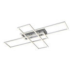 LED-DECKENLEUCHTE 82,5/55/8 cm   - Chromfarben/Silberfarben, Basics, Kunststoff/Metall (82,5/55/8cm) - Novel