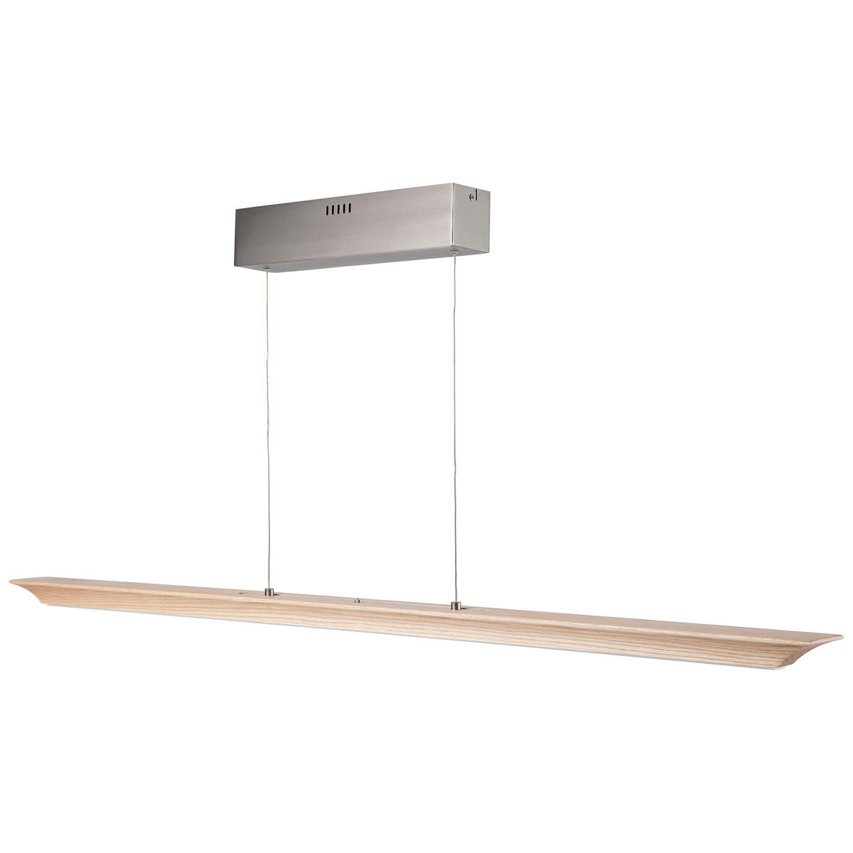 LED-HÄNGELEUCHTE  - Eichefarben, Natur, Holz (125/7,5/150cm)