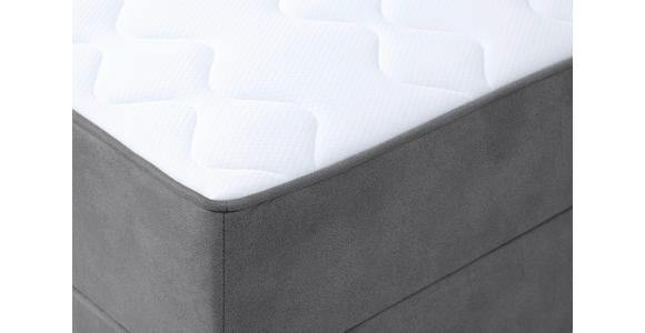 BOXBETT 120/200 cm  in Graublau  - Graublau/Schwarz, KONVENTIONELL, Kunststoff/Textil (120/200cm) - Carryhome