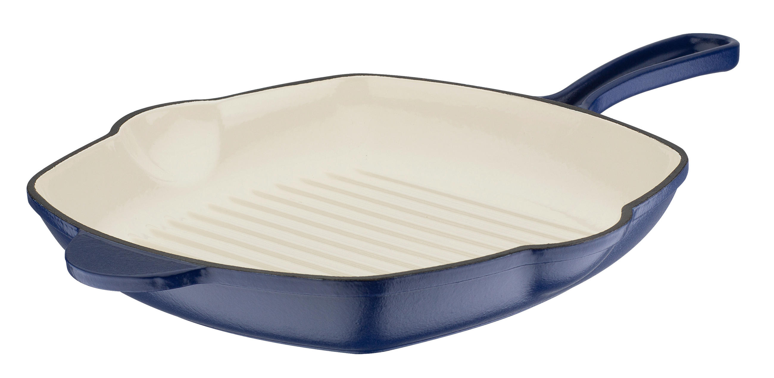 GRILLPFANNE BLUE MAGIC Emaille  - Dunkelblau, Basics, Metall (28/28/4,5cm) - GSW