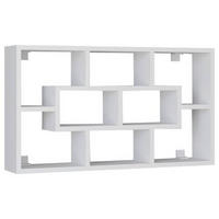 WANDREGAL 85/48/16 cm  - Weiss, Modern, Holzwerkstoff (85/48/16cm) - MID.YOU