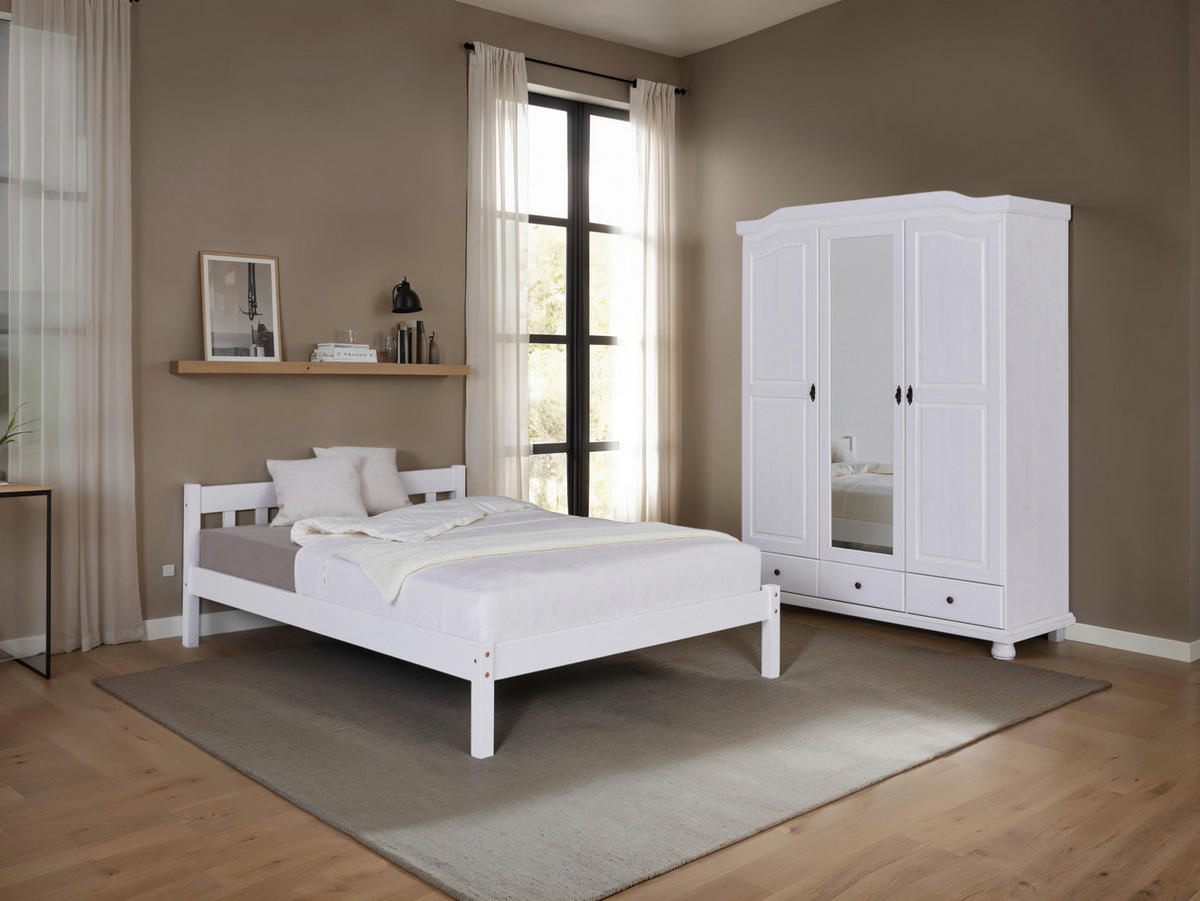 EINZELZIMMER Weiß  - Weiß, MODERN, Holz - MID.YOU