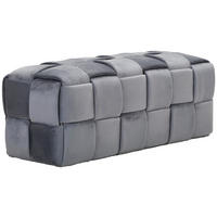 SITZBANK Textil Dunkelgrau  - Dunkelgrau, Trend, Textil (108/43/44cm) - Xora