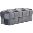 SITZBANK  in 108/43/44 cm  - Dunkelgrau, Trend, Textil (108/43/44cm) - Xora