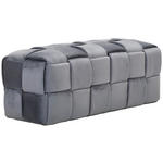 SITZBANK  in 108/43/44 cm  - Dunkelgrau, Trend, Textil (108/43/44cm) - Xora