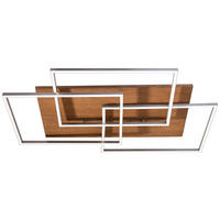 STROPNÍ LED SVÍTIDLO, 82/50 cm  - Lifestyle, kov/dřevo (82/50cm)