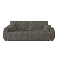SCHLAFSOFA  mit Stoffauswahl Webstoff Anthrazit  - Anthrazit/Schwarz, MODERN, Holz/Textil (245/74-90/104cm) - MID.YOU