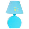 KINDERTISCHLEUCHTE Ofelia  - Hellblau, Basics, Holzwerkstoff/Textil (18/18/26cm)