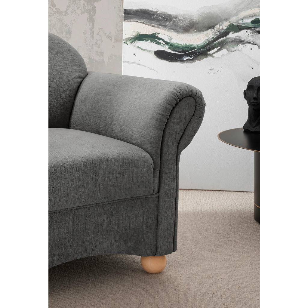 Thumbnail - Livetastic Sessel Torello, Graubraun, Textil, Buche, Uni, 90x84x80 cm, Made in EU, erweiterbar (Typenauswahl), Stühle