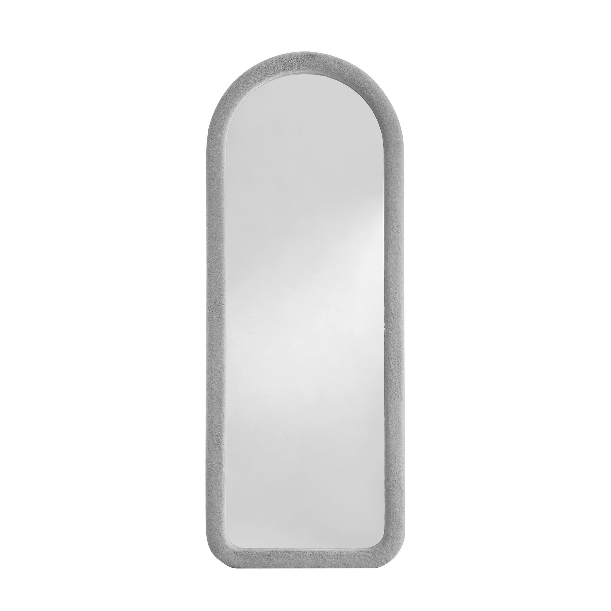 STANDSPIEGEL 60/160/3 cm  - Hellgrau, Design, Glas/Holzwerkstoff (60/160/3cm) - Livetastic
