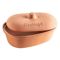 BROTTOPF - Braun, Basics, Keramik (24,5/18/37,5cm) - Mäser