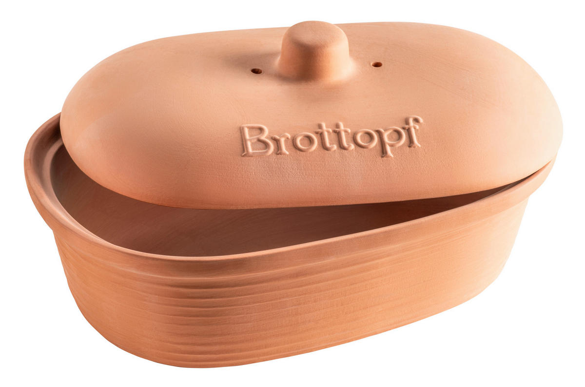 BROTTOPF - Braun, Basics, Keramik (24,5/18/37,5cm) - Mäser