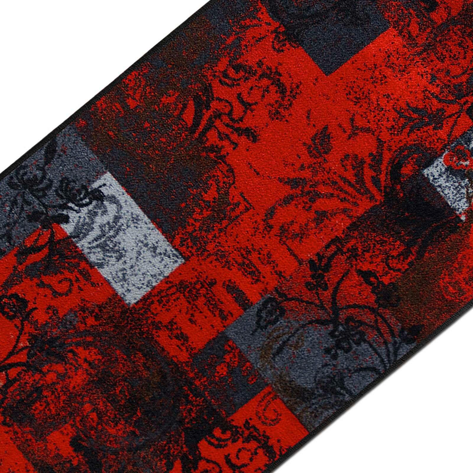 LÄUFER 80/250 cm FD  - Rot, KONVENTIONELL, Kunststoff/Textil (80/250cm)