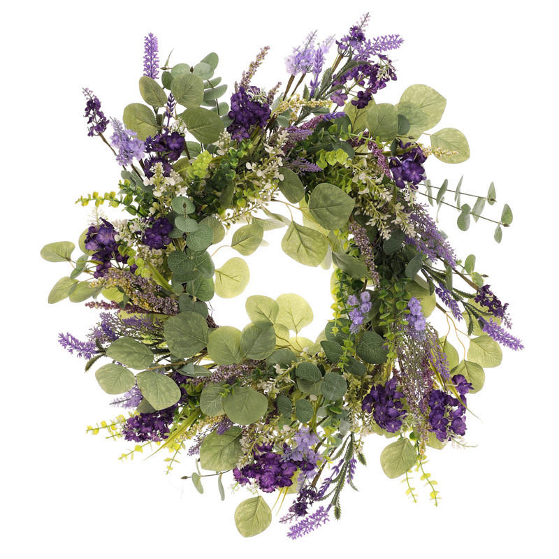 KVĚTINOVÝ VĚNEC - Basics (55cm)