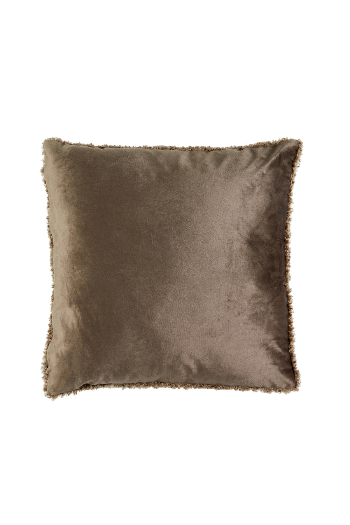 ZIERKISSEN LINA 45/45 cm  - Braun, LIFESTYLE, Textil (45/45cm) - Light & Living