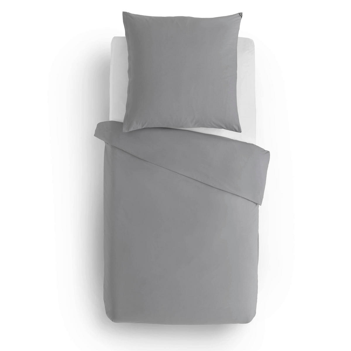 BETTWÄSCHE DIESEL Perkal 155/220 cm  - Silberfarben, Basics, Textil (155/220cm) - Diesel