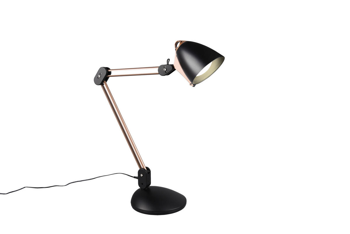 NAMIZNA LED-SVETILKA  Nadal 19,00/57,0/46,00 cm            - zlate barve/črna, Basics, umetna masa (19,00/57,0/46,00cm)