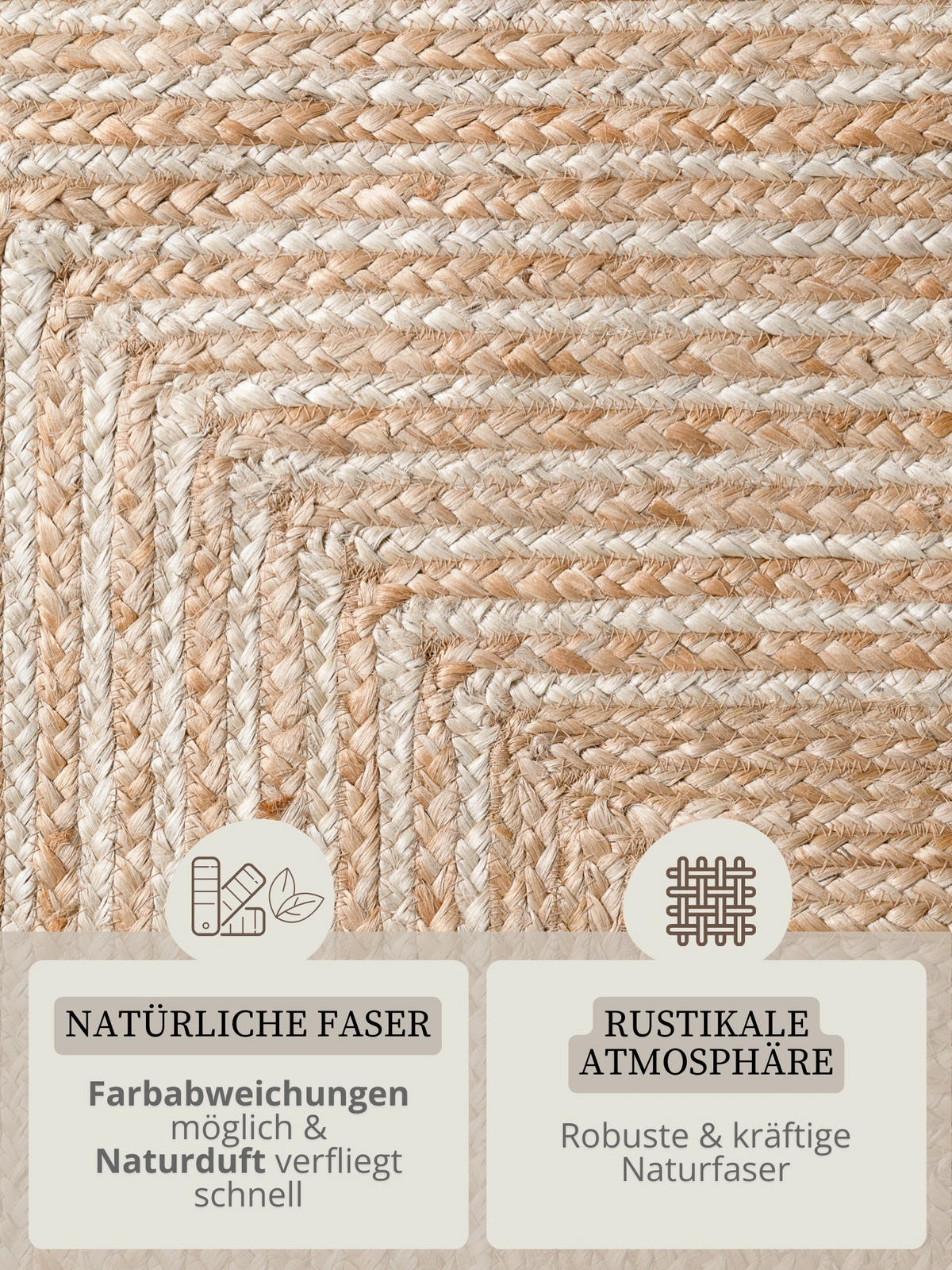 LÄUFER 80/200 cm Juno  - Goldbraun/Creme, Natur, Textil (80/200cm) - Hanse Home
