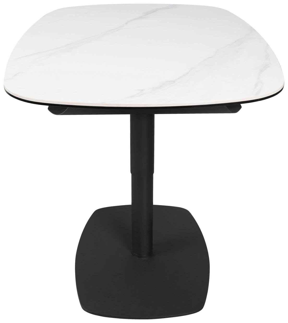 COUCHTISCH ESG 110/70/50-75 cm rechteckig Anthrazit, Weiß  - Anthrazit/Weiß, Design, Glas/Keramik (110/70/50-75cm) - Dieter Knoll