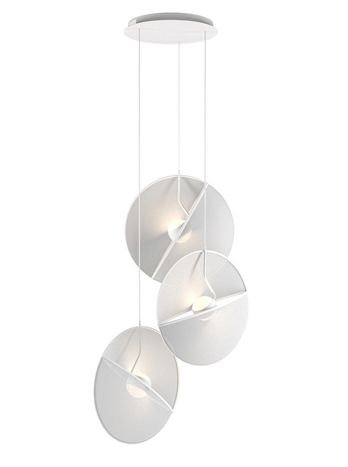 PENDELLEUCHTE 73/30/260 cm    - Weiss, Trend, Kunststoff/Textil (73/30/260cm) - MAYTONI