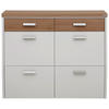 SCHUHKIPPER Dieter Knoll Collection  in 121/95/31 cm  - Eichefarben/Silberfarben, Design, Holz/Holzwerkstoff (121/95/31cm) - Dieter Knoll